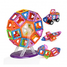 儿童磁力片积木110件套宝宝益智男孩3岁拼装磁性磁铁早教玩具